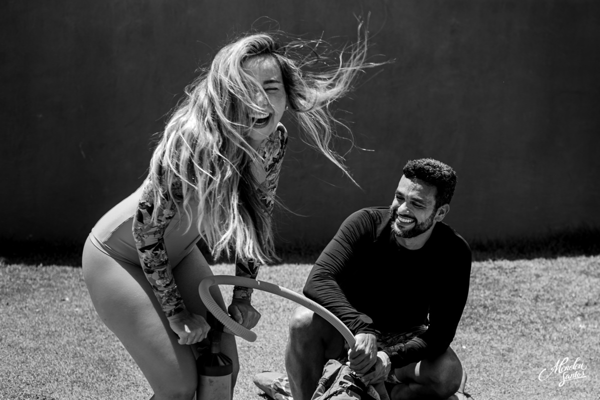 Pré wedding no Cumbuco com casal  kitesurf 