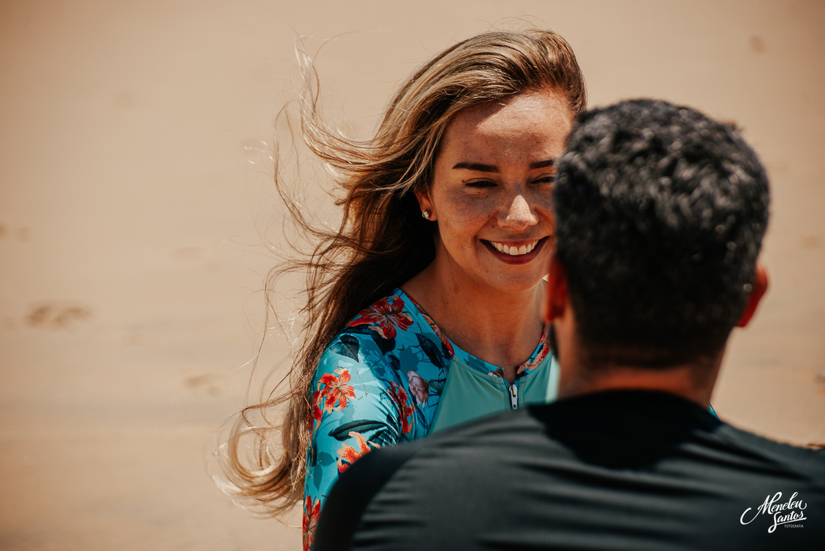 Pré wedding no Cumbuco com casal  kitesurf 