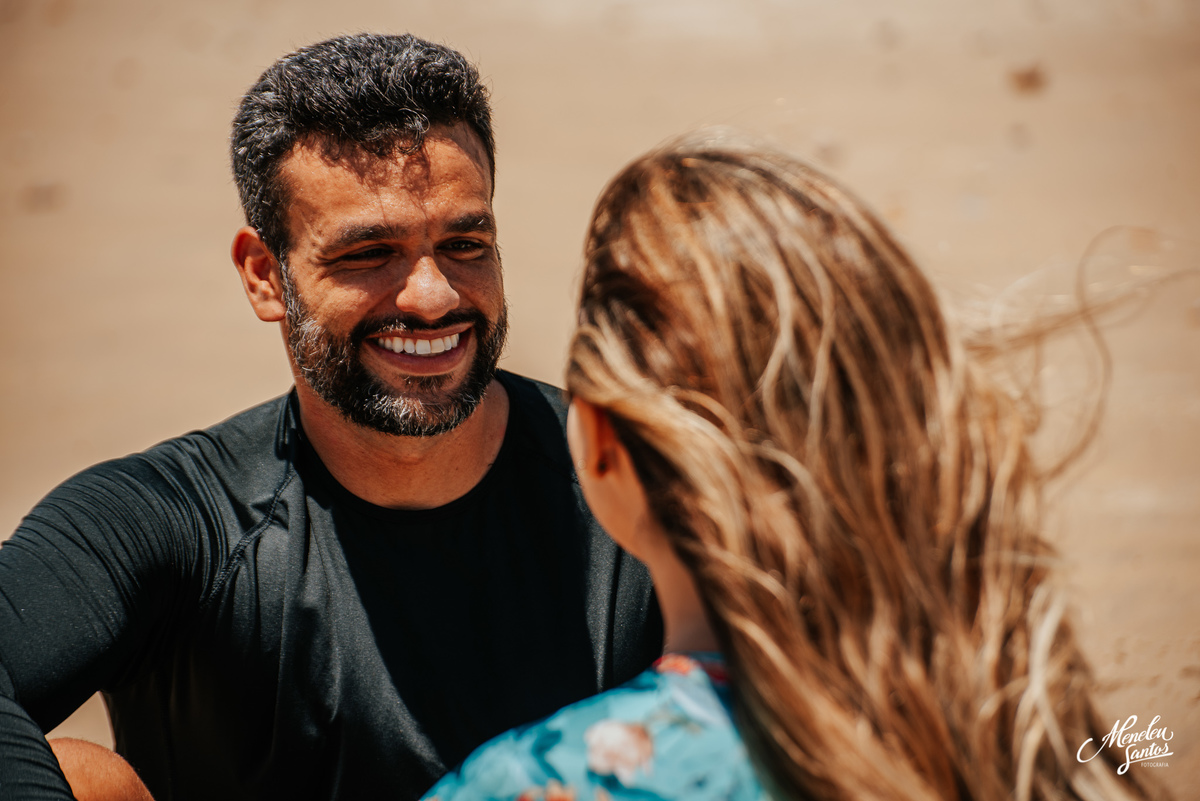 Ensaio com kitesurf na praia do Cumbuco no Ceará