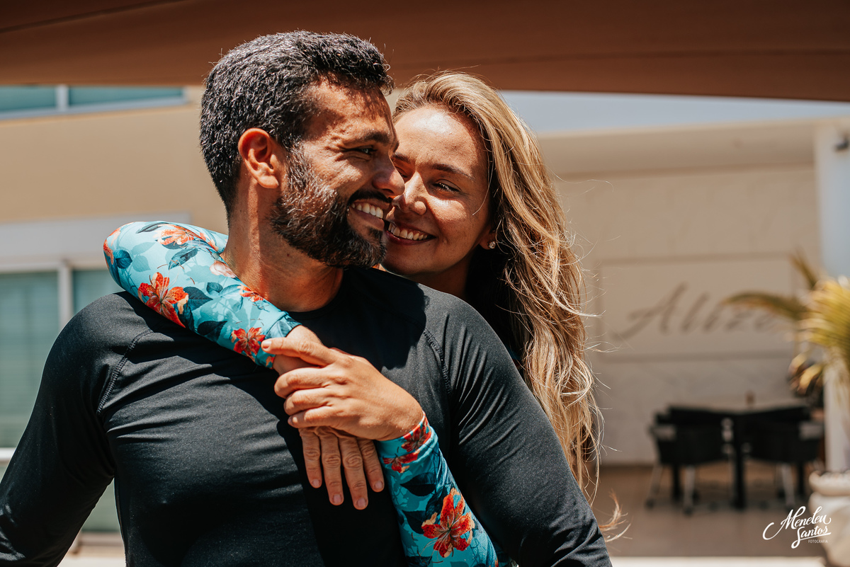 Pré wedding no Cumbuco com casal  kitesurf 