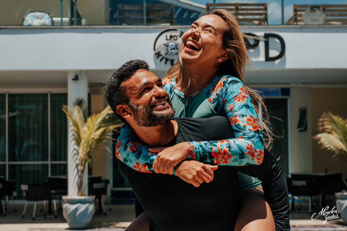 Ensaio com kitesurf na praia do Cumbuco no Ceará