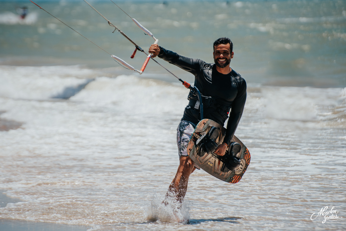 Pré wedding no Cumbuco com casal  kitesurf 