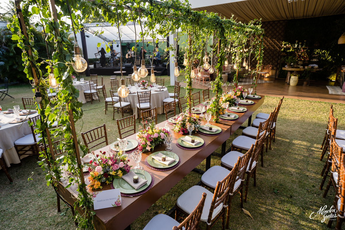 Decoração de casamento no Buffet Le Jardin