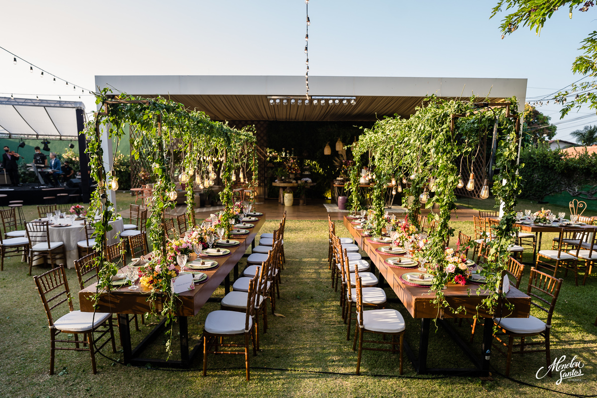 Decoração de casamento no Buffet Le Jardin