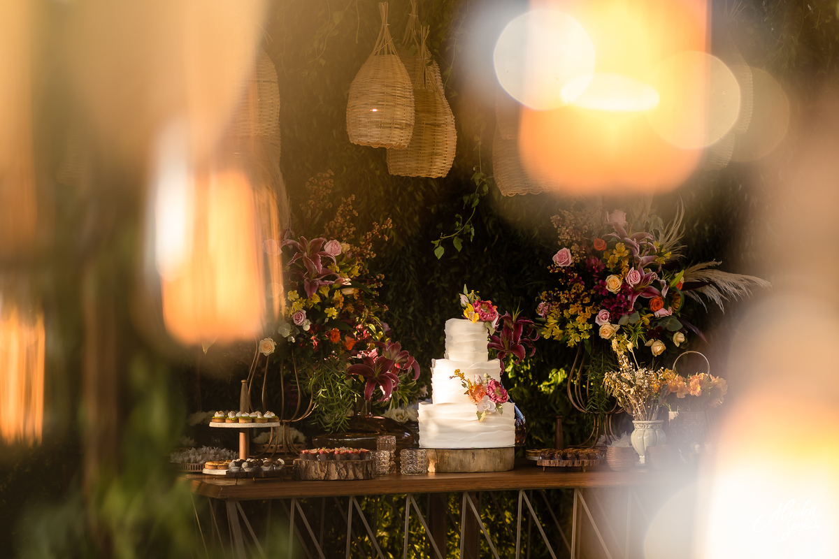 Decoração de casamento no Buffet Le Jardin