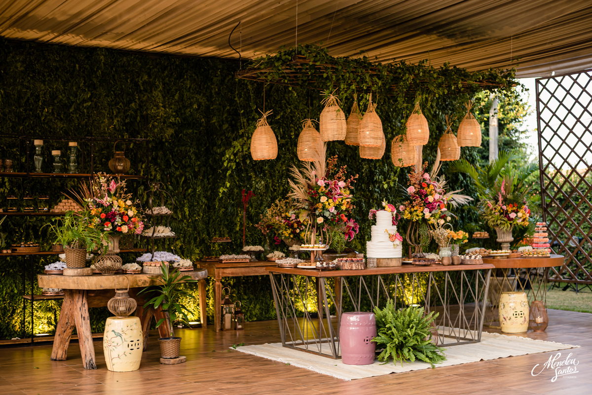 Decoração de casamento no Buffet Le Jardin