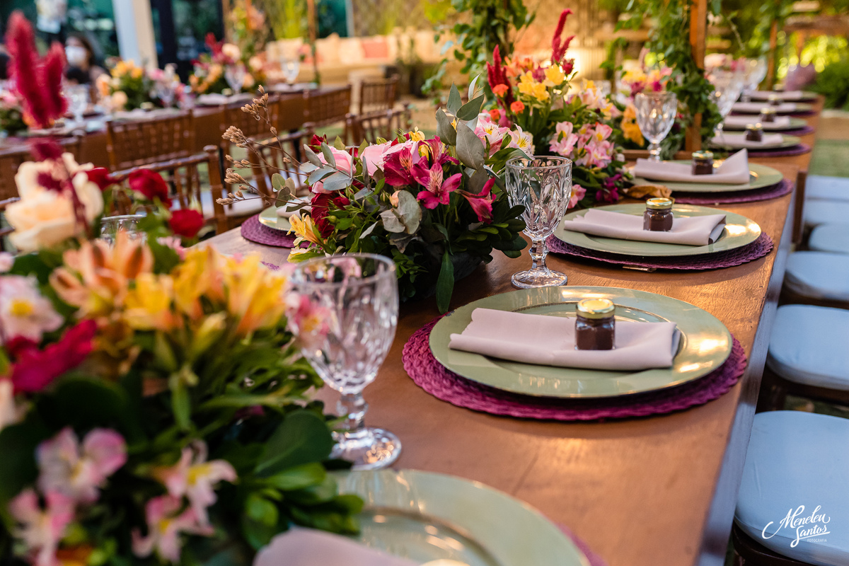 Decoração de casamento no Buffet Le Jardin