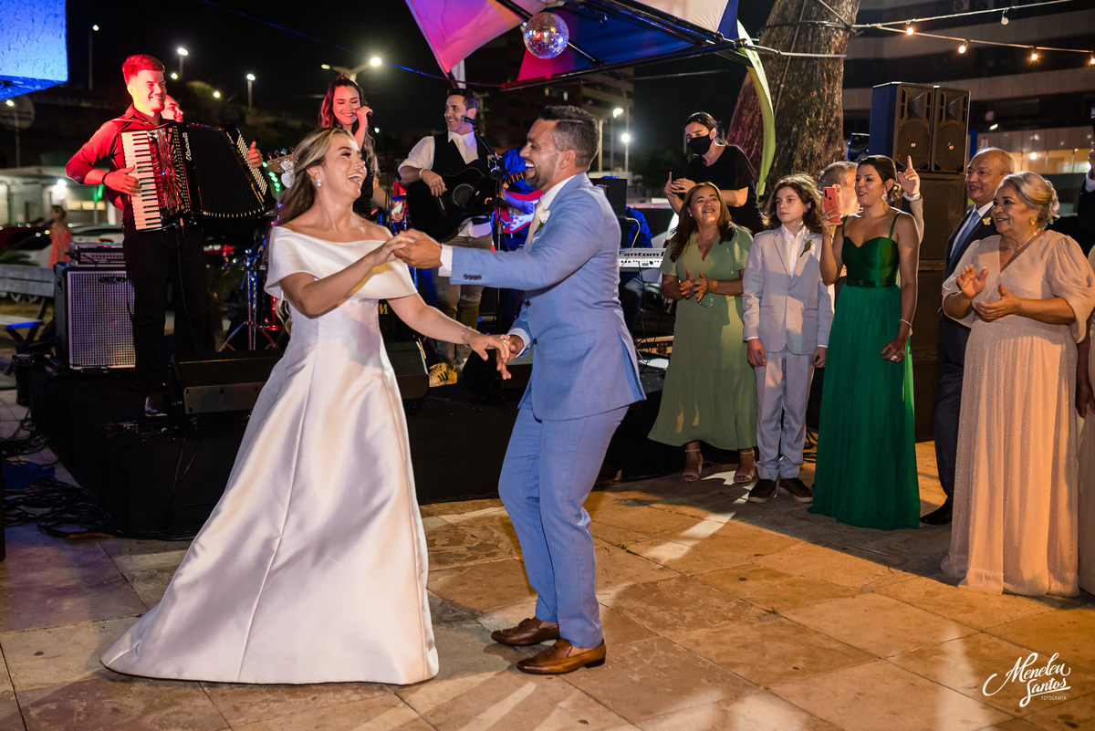 Recepção de casamento no Iate Clube em com Filmagem da Lobo films