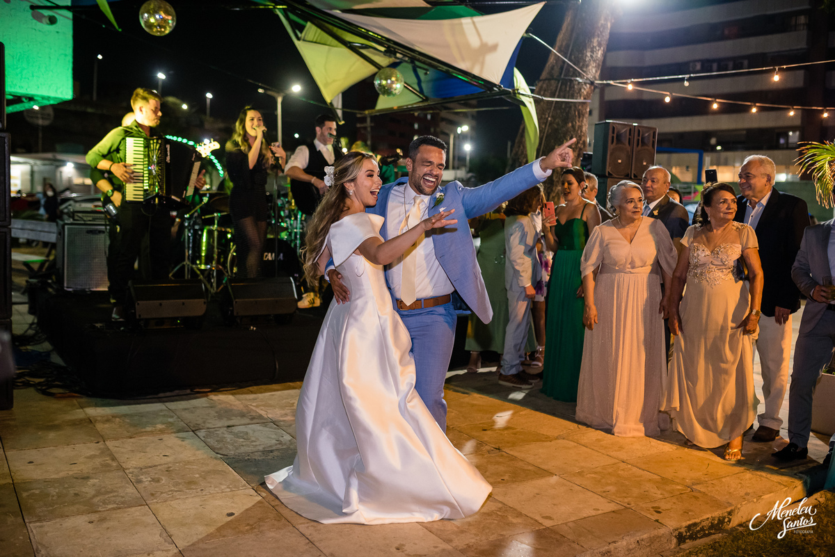 Recepção de casamento no Iate Clube em com Filmagem da Lobo films