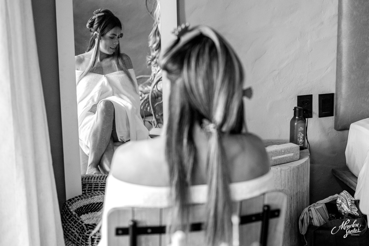 Making of da noiva na pousada Makena em Icaraizinho de Amontada Ceará