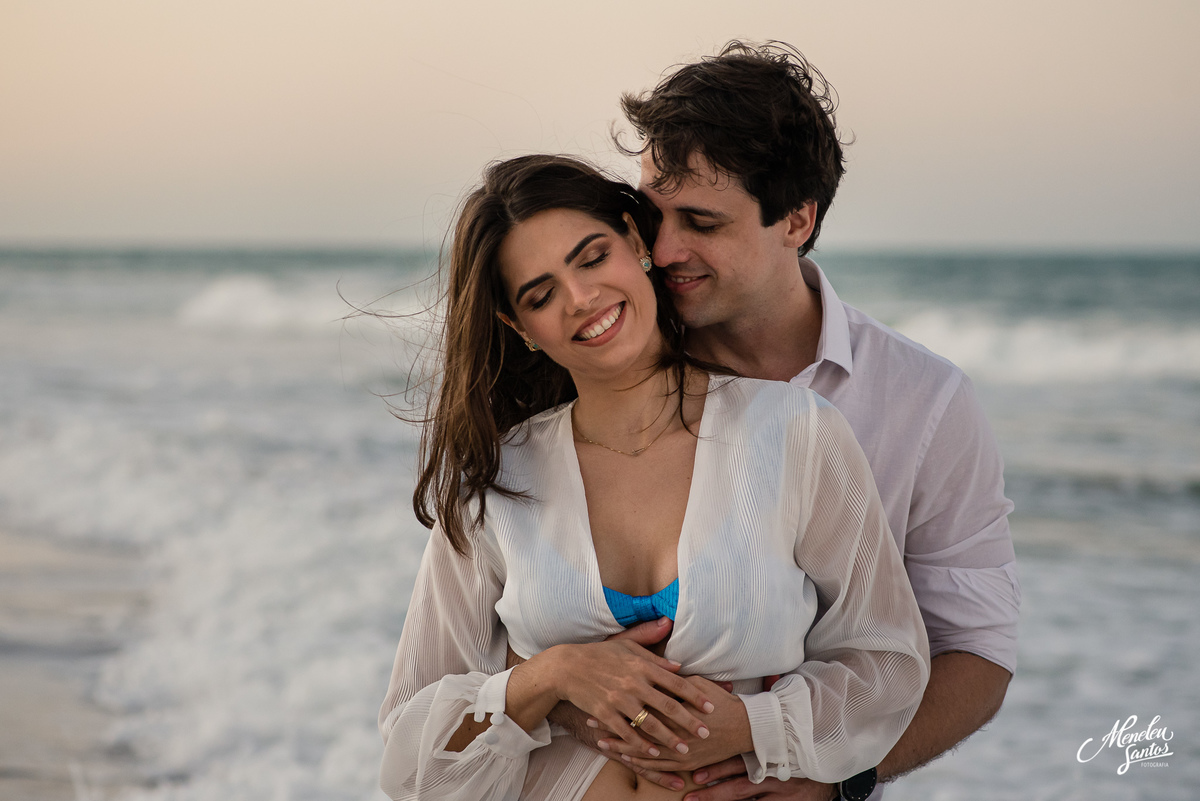 Pre wedding com casal de Cuiabá  na praia de morro branco