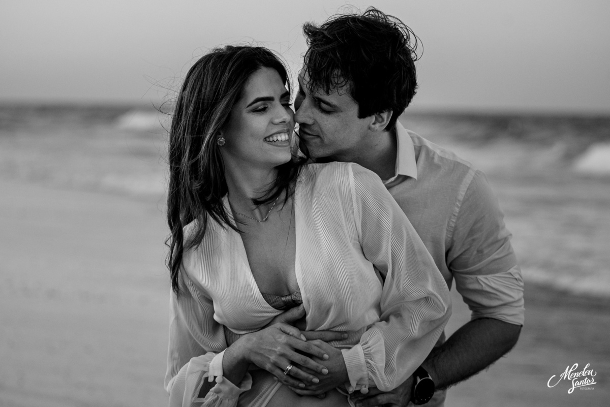 Pre wedding com casal de Cuiabá  na praia de morro branco