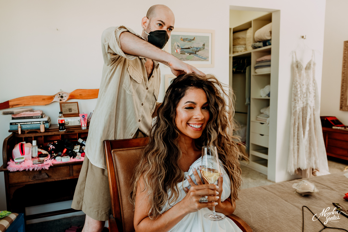 Making of da noiva no Alphaville 