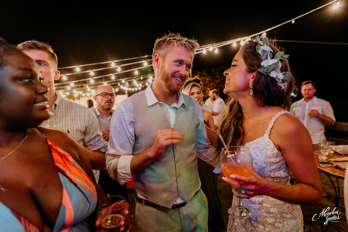 Casamento na casa branca com samba e batucada
