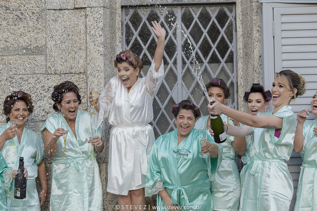 madrinhas making of da noiva Castelo de Itaipava