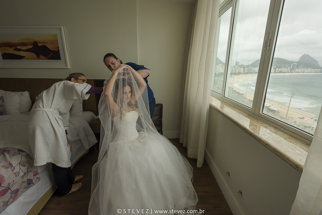 making of da noiva Hotel Golden Tulip Copacabana