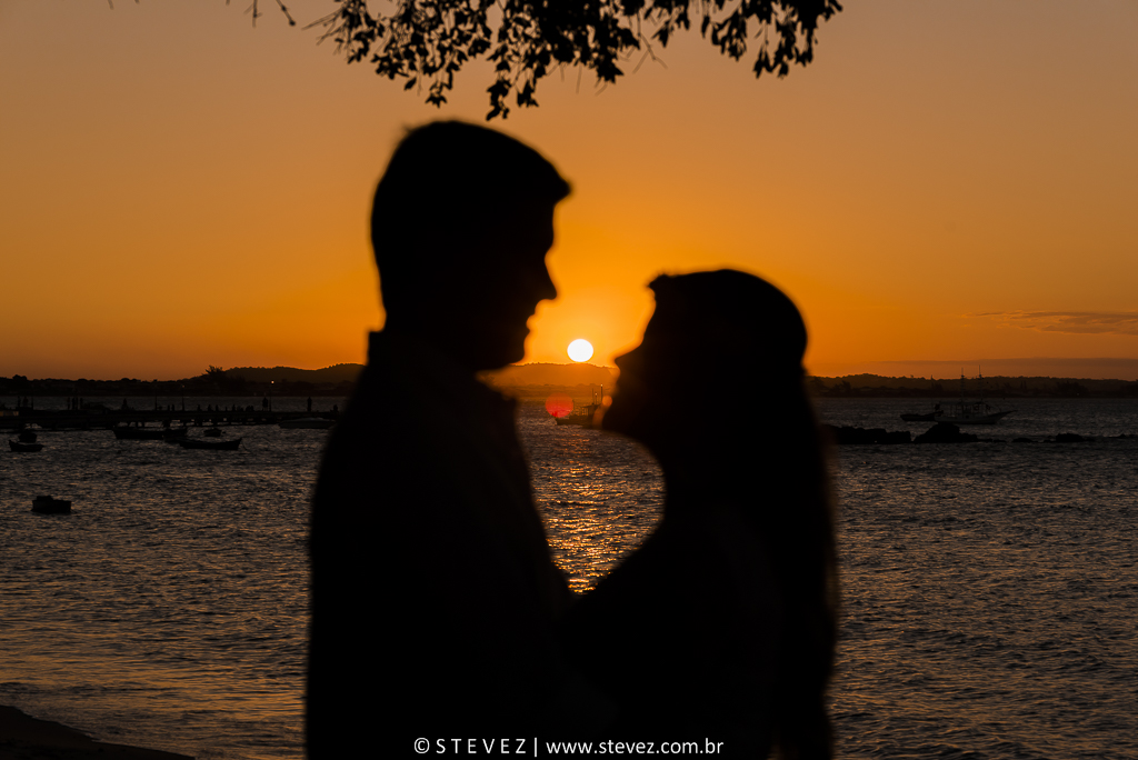 ensaio pre wedding em buzios por do sol