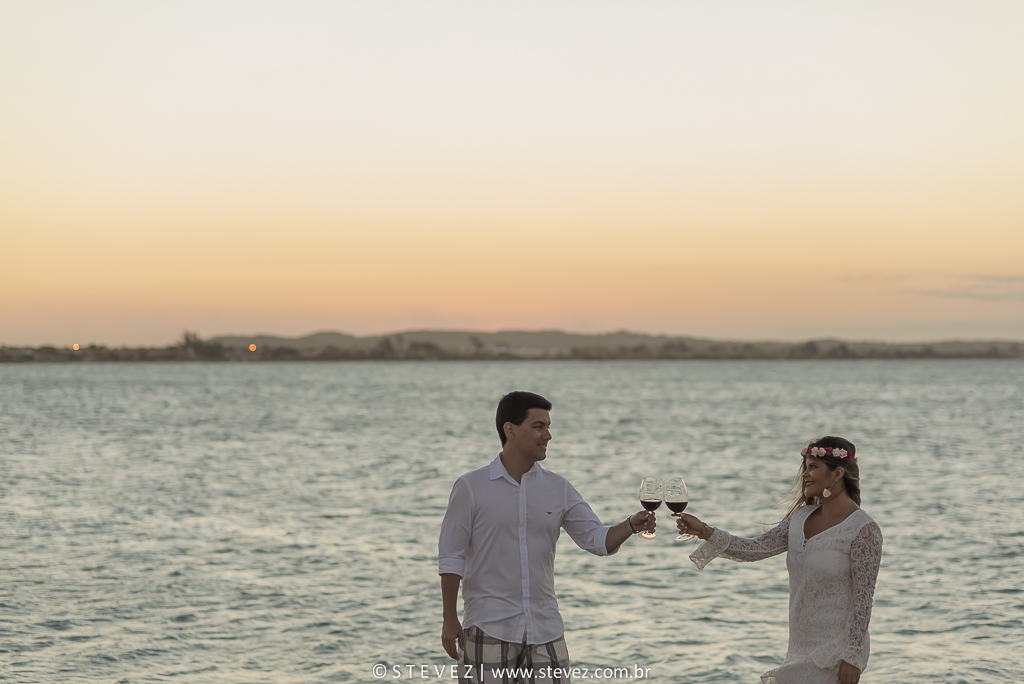 ensaio pre wedding em buzios por do sol