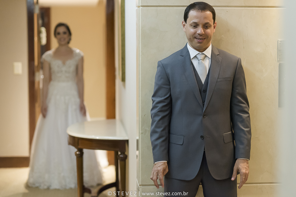 foto noivos sem se ver