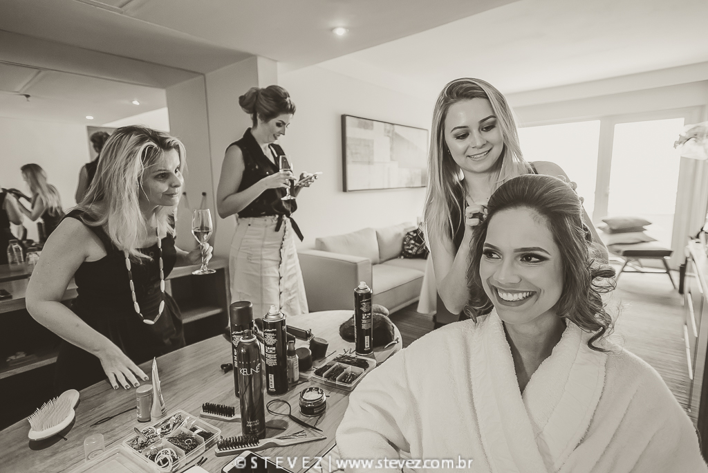 making of da noiva Royal Tulip São Conrado