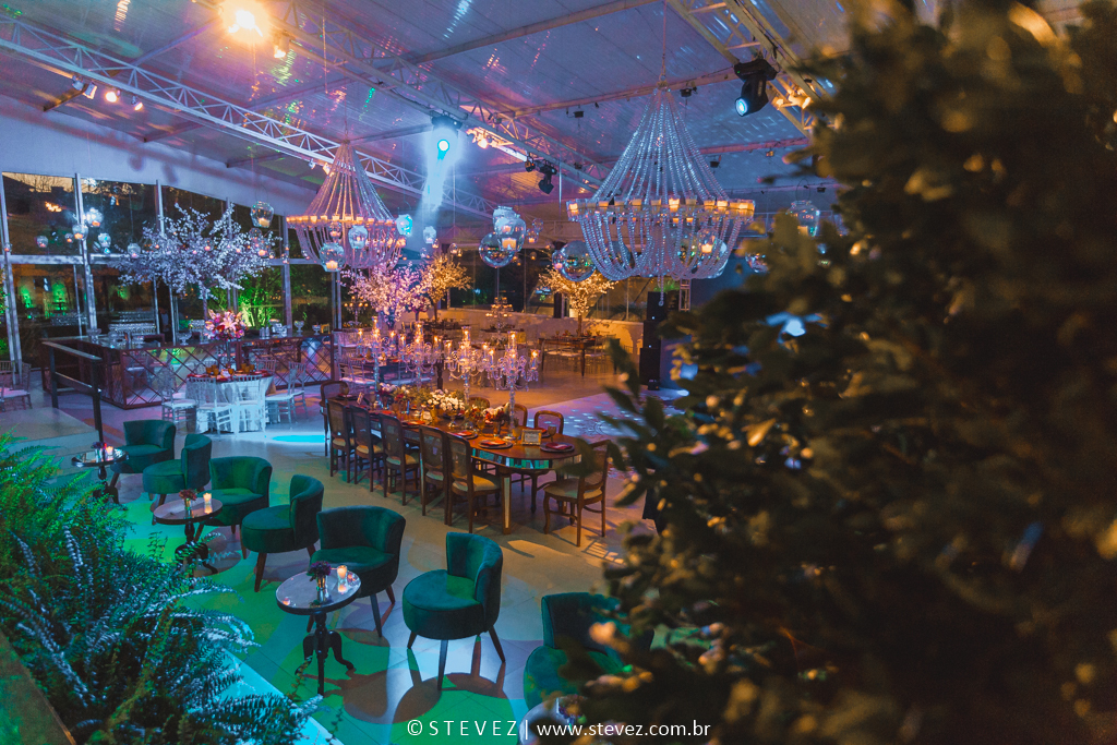 decoração casamento green house