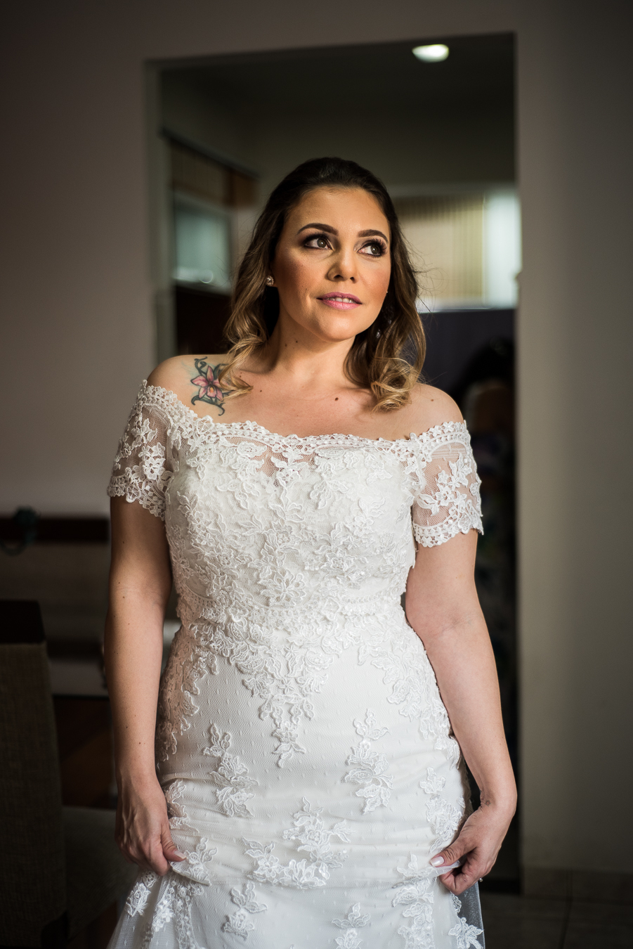 Retrato da noiva modelo