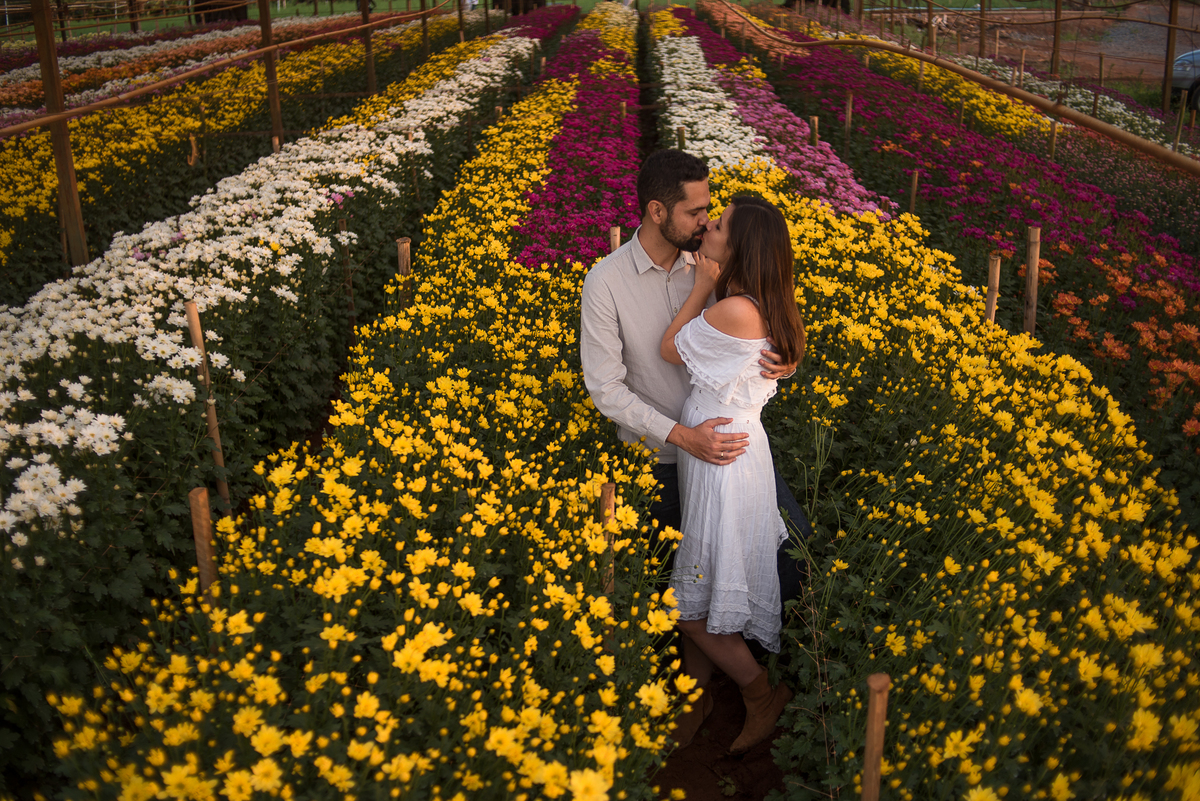 Casamento na plantação de Flores em Holambra SP por Ronny Viana Fotografia
