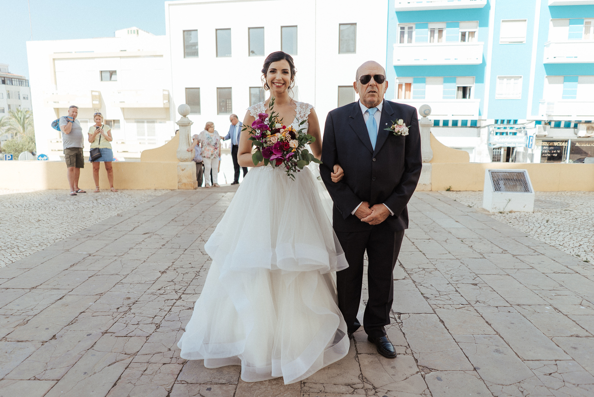 Chegada da Noiva á Igreja 