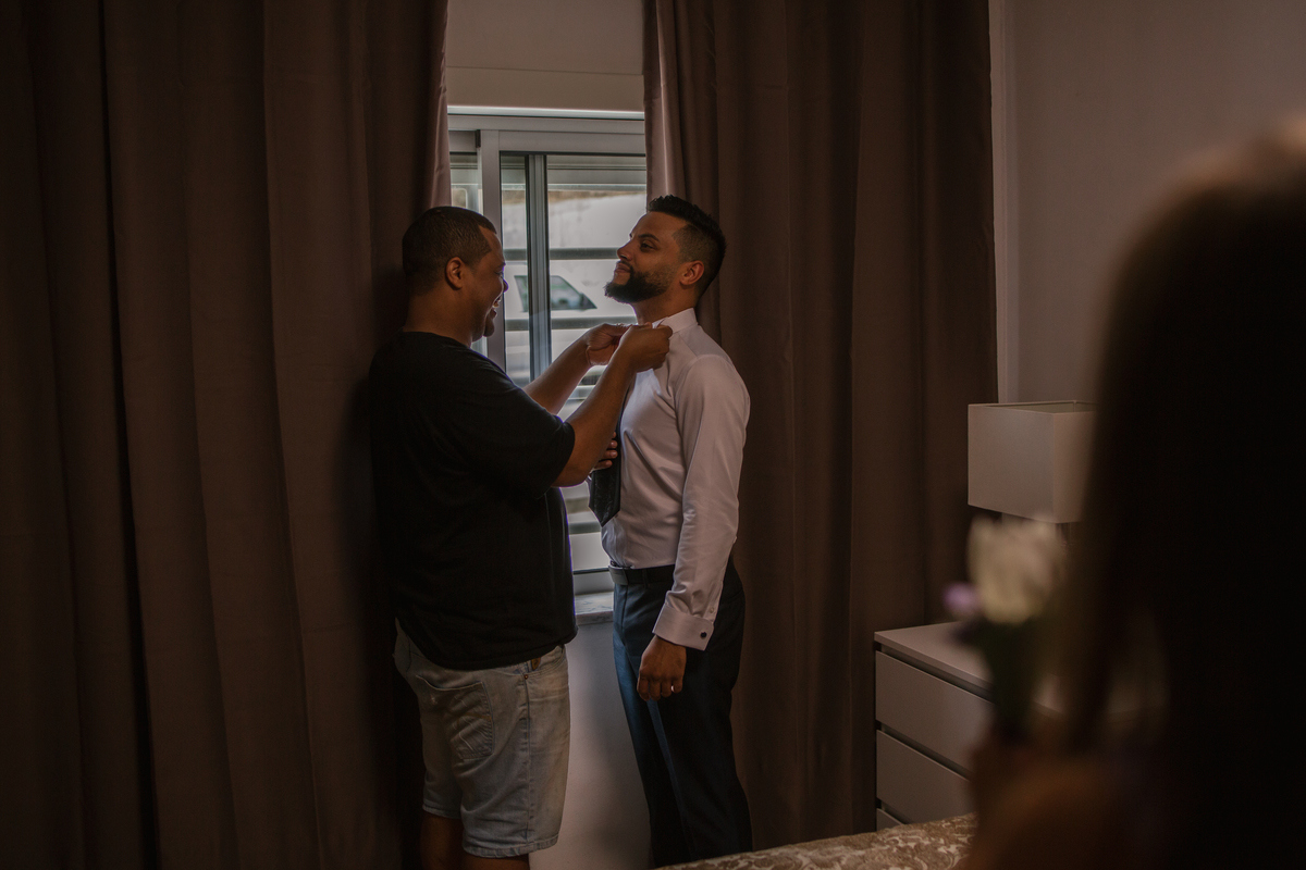 Preparação do Noivo Vinicius