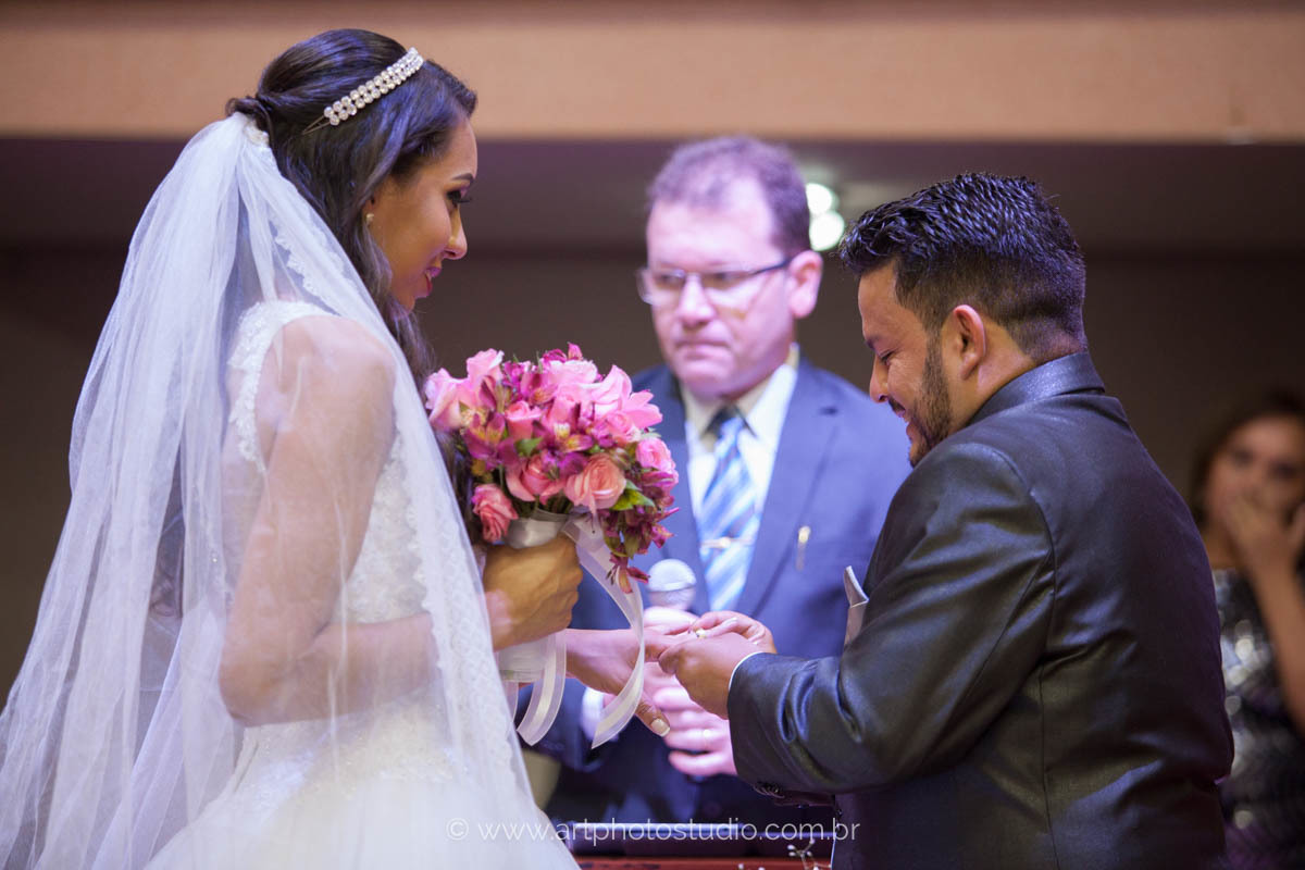 Cerimônia de casamento religiosa na Igreja Batista de Barra de São João, Casimiro de Abreu / RJ