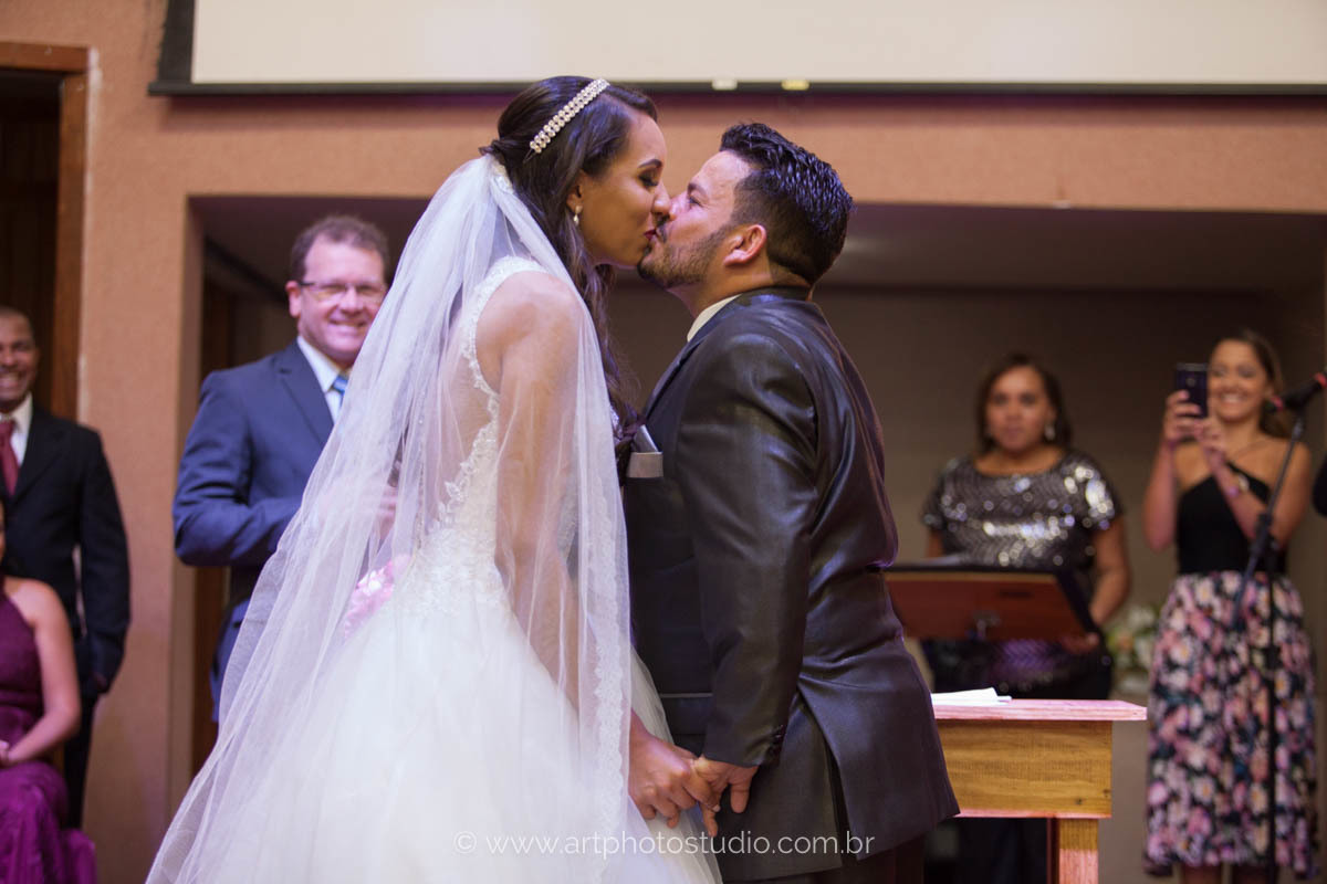Cerimônia de casamento religiosa na Igreja Batista de Barra de São João, Casimiro de Abreu / RJ