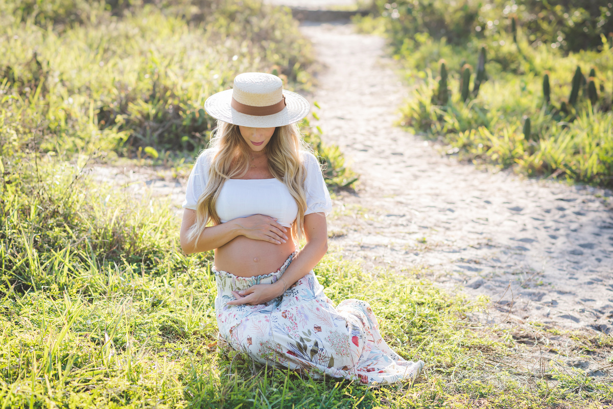 ensaio gestante no verde rj