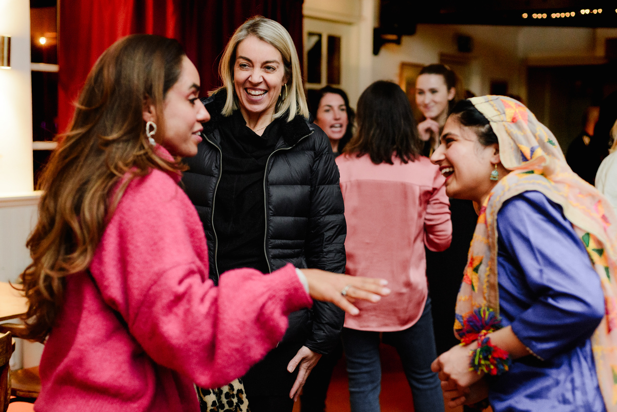 Making friends in a new city can be tough, but joining groups like Amsterdam International Women helps. They host activities like brunches, cocktail parties, and park walks to connect you with others. Cocktail party from Amsterdam International Women