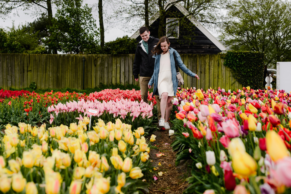 A Rainy Day Proposal at Tulip Experience Amsterdam: Capturing Love in Every Weather