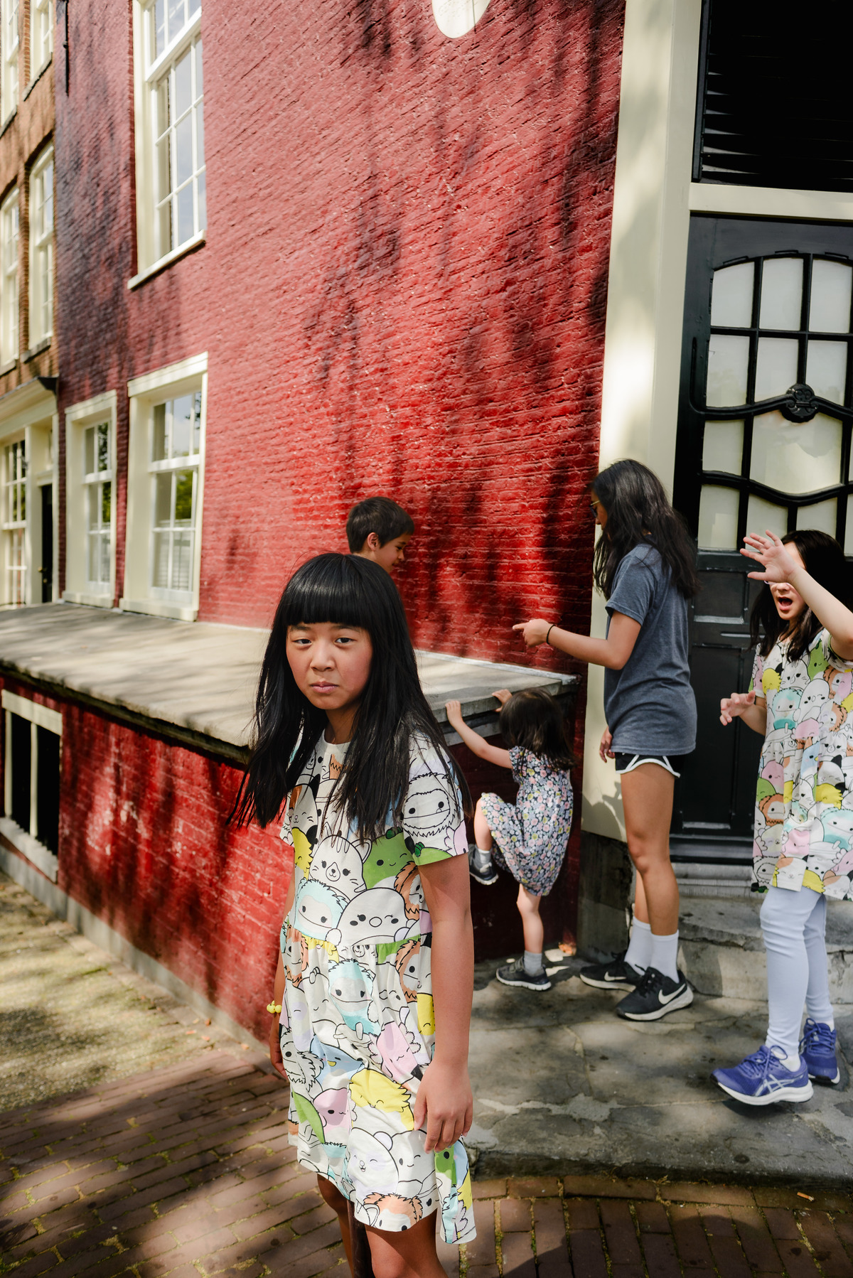 Kids playing on Amsterdam streets
