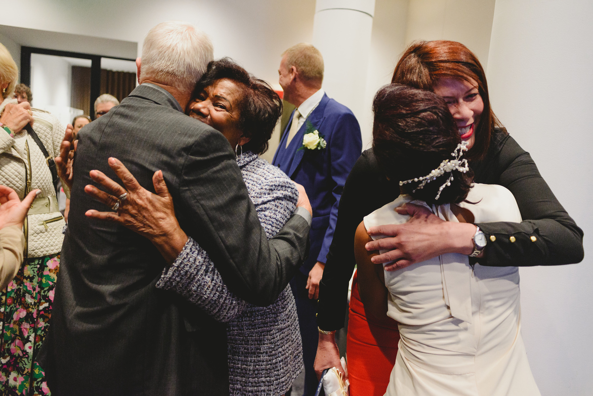 civil wedding ceremony at Gemeente Amsterdam on the Amste
