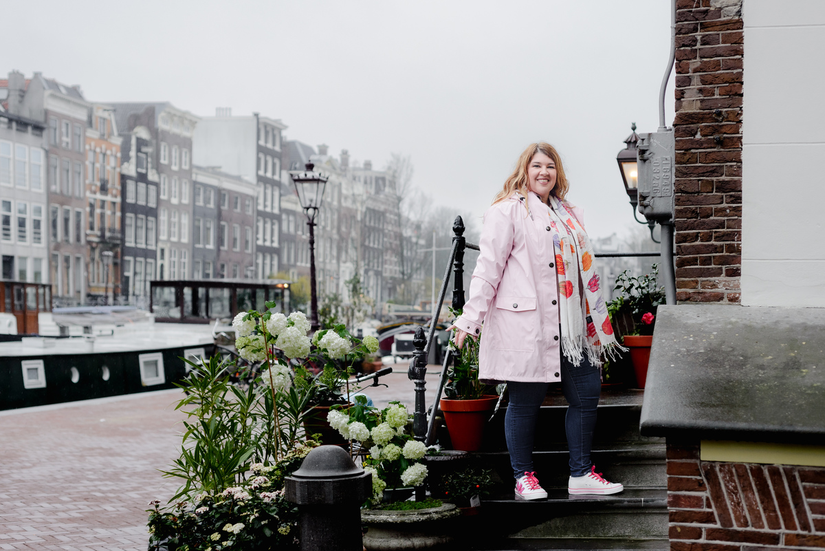 Personal branding photography for travel agent in Amsterdam
