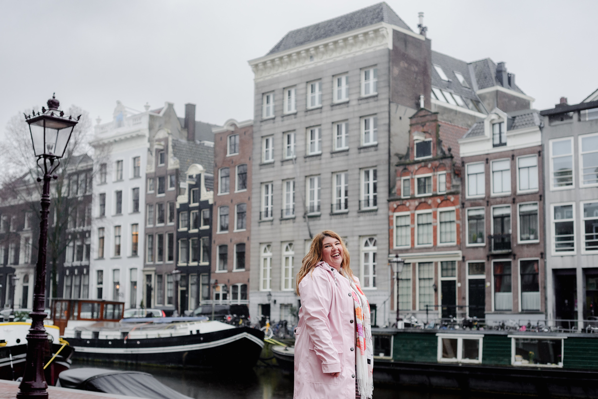 Travel agent portrait in Amsterdam during river cruise conference