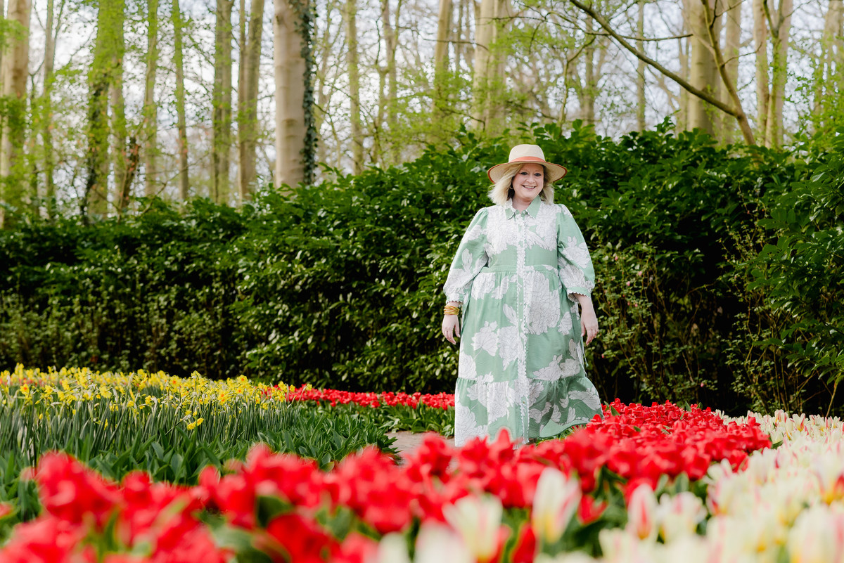 Early tulips blooming at Keukenhof March 26