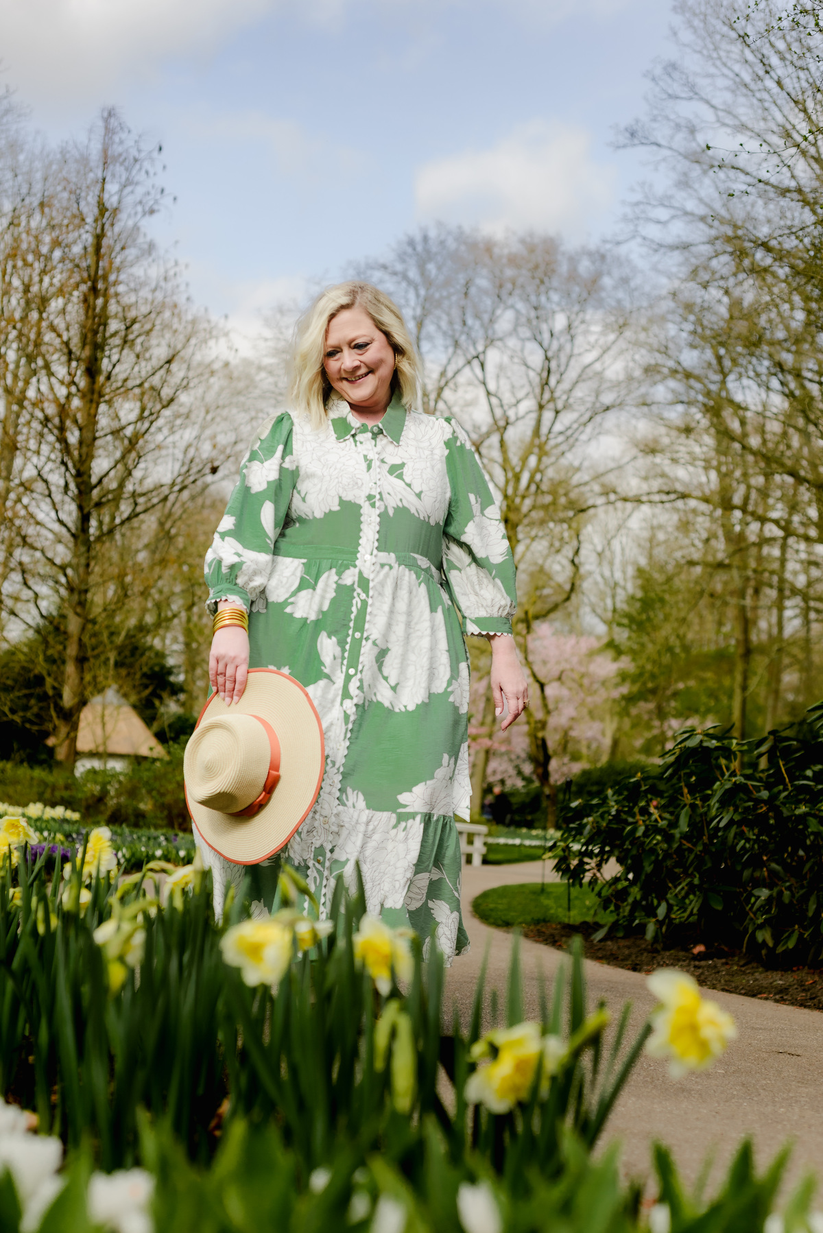 Hyacinths and daffodils at Keukenhof early season