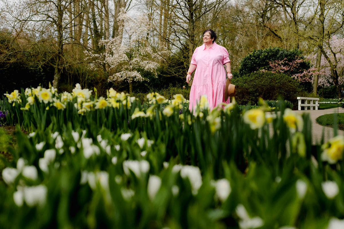 Hyacinths and daffodils at Keukenhof early season