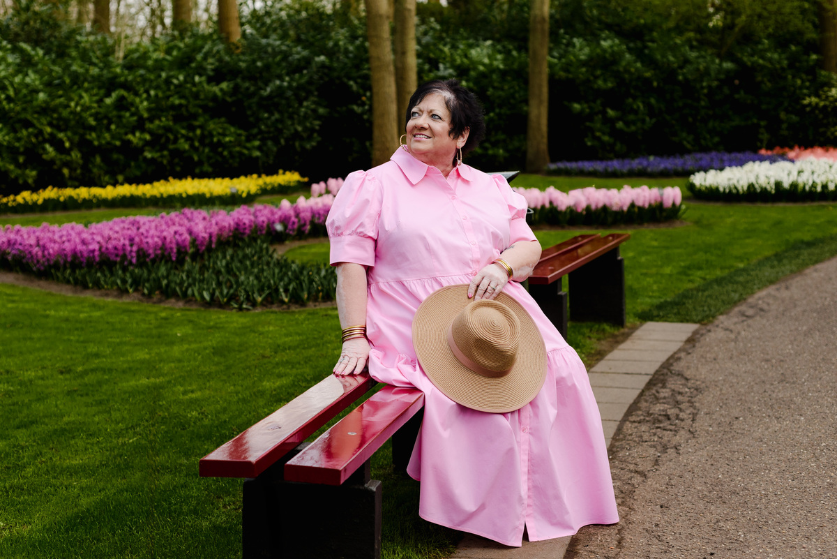 Hyacinths and daffodils at Keukenhof early season