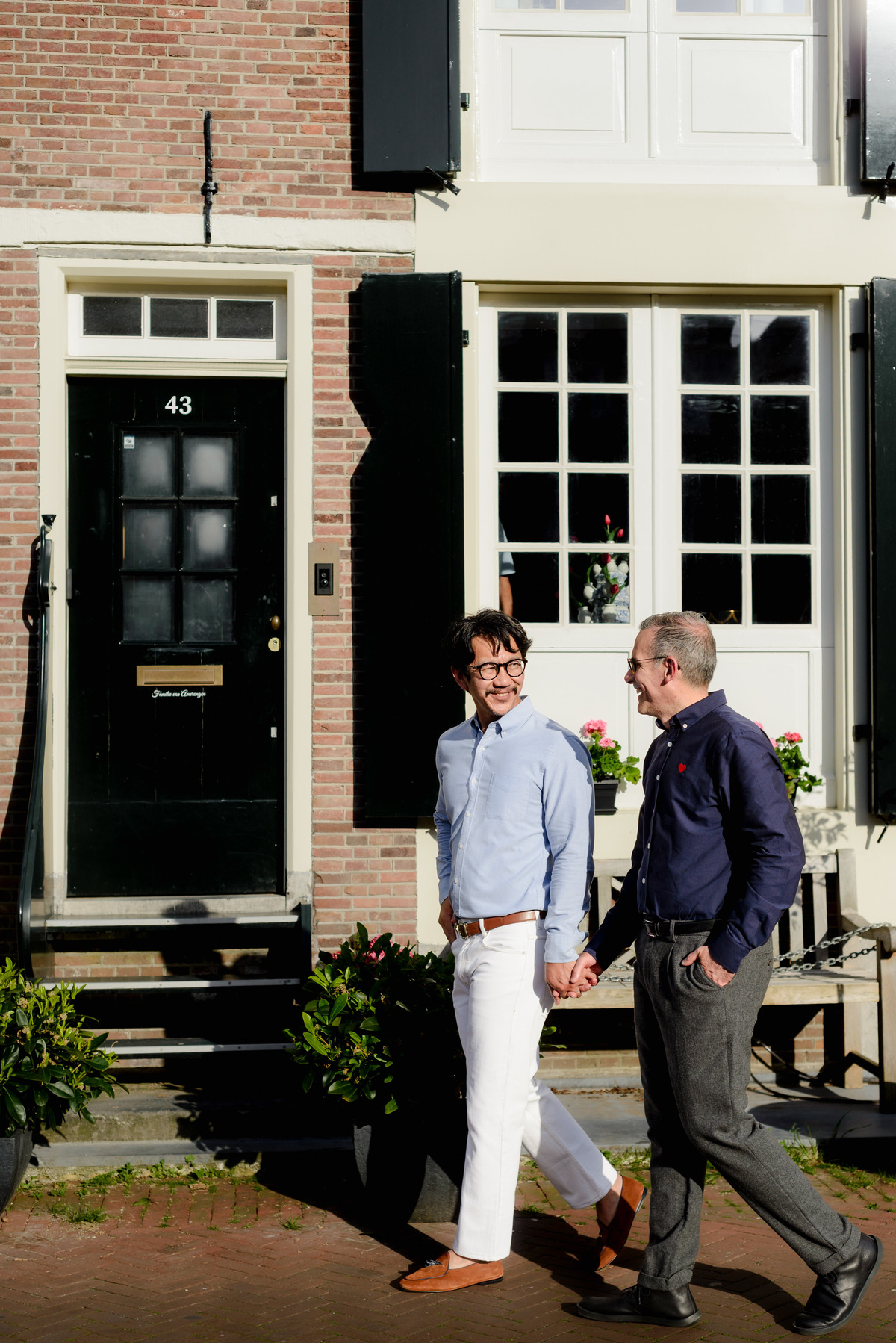Authentic vacation memories captured during an Amsterdam couple photo session.