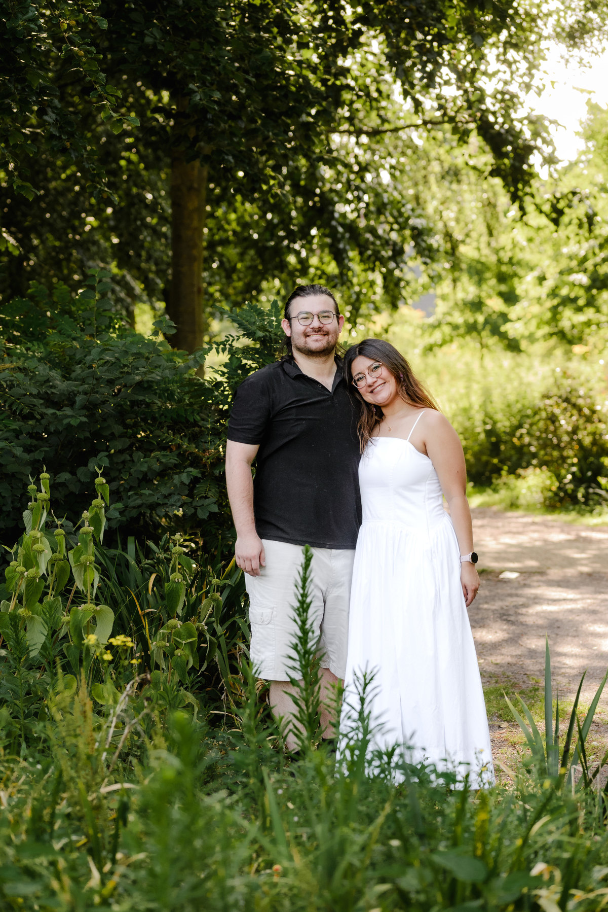 Engagement photography featuring Amsterdam's natural landscapes.