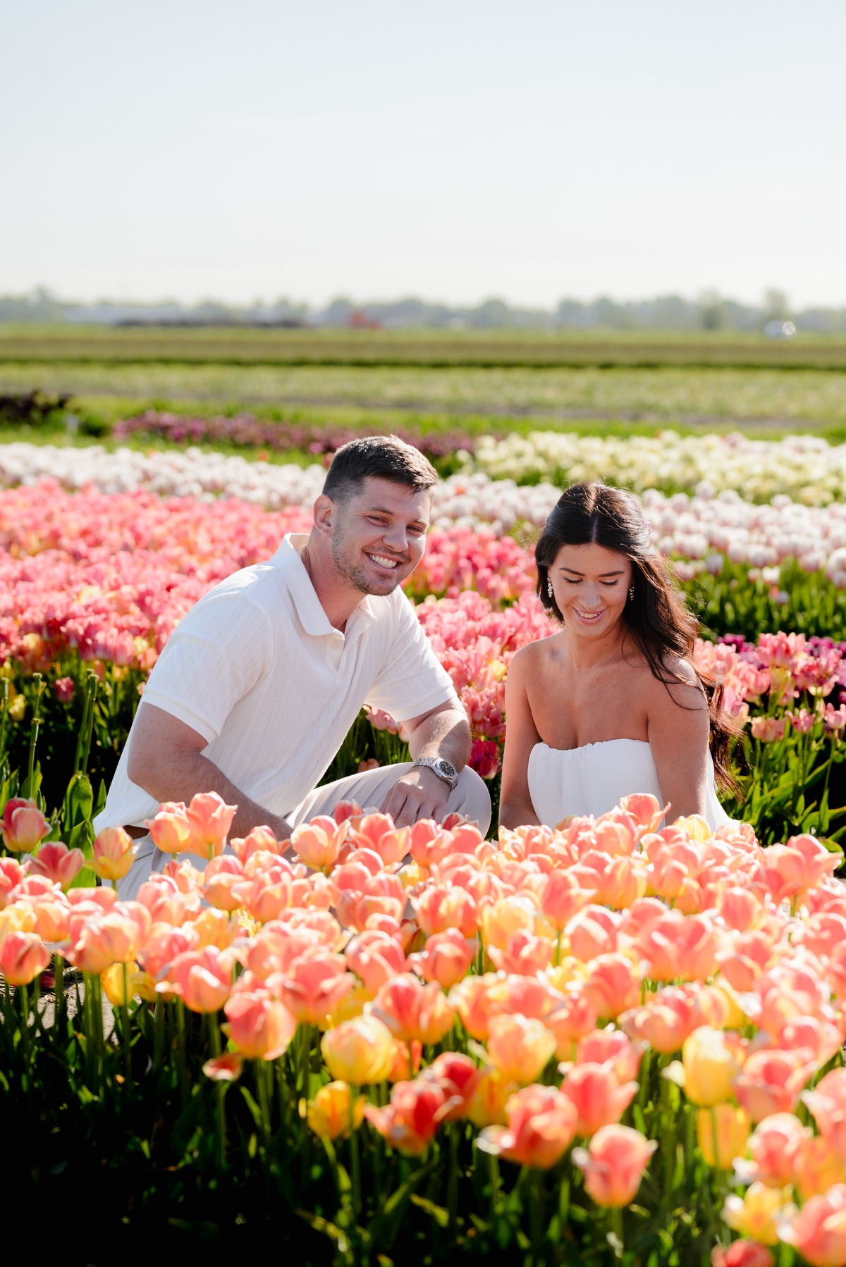 Emotional engagement captured during tulip season in the Netherlands.