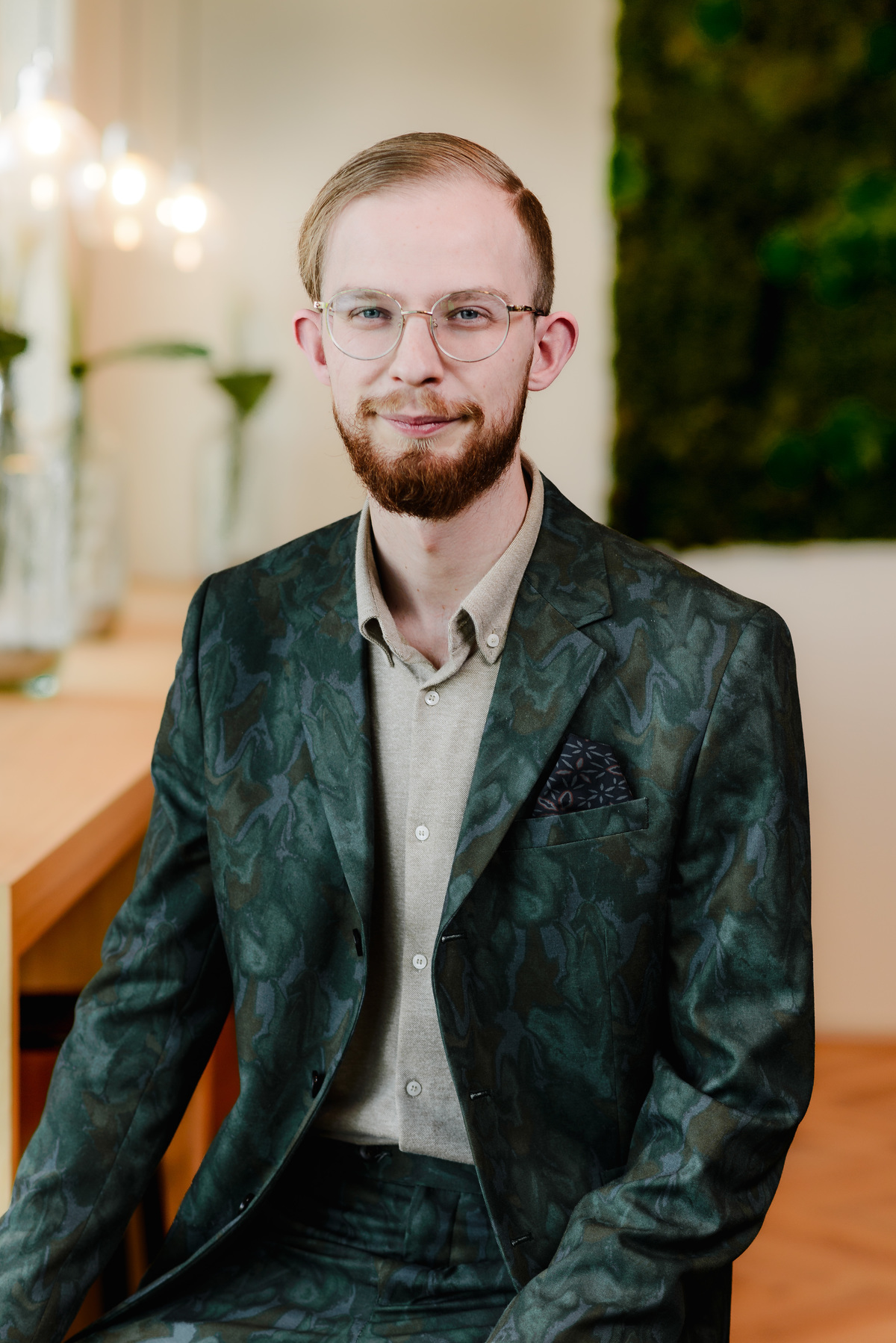 Close corporate portrait of a professional for a company website and LinkedIn profile
