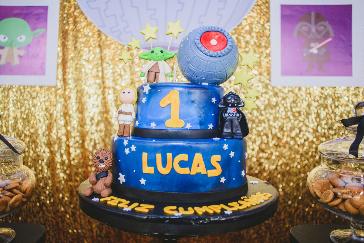 fiesta de cumpleaños de Lucas con el tema Star Wars fotografiado por Joanna Pantigoso en Lima Perú