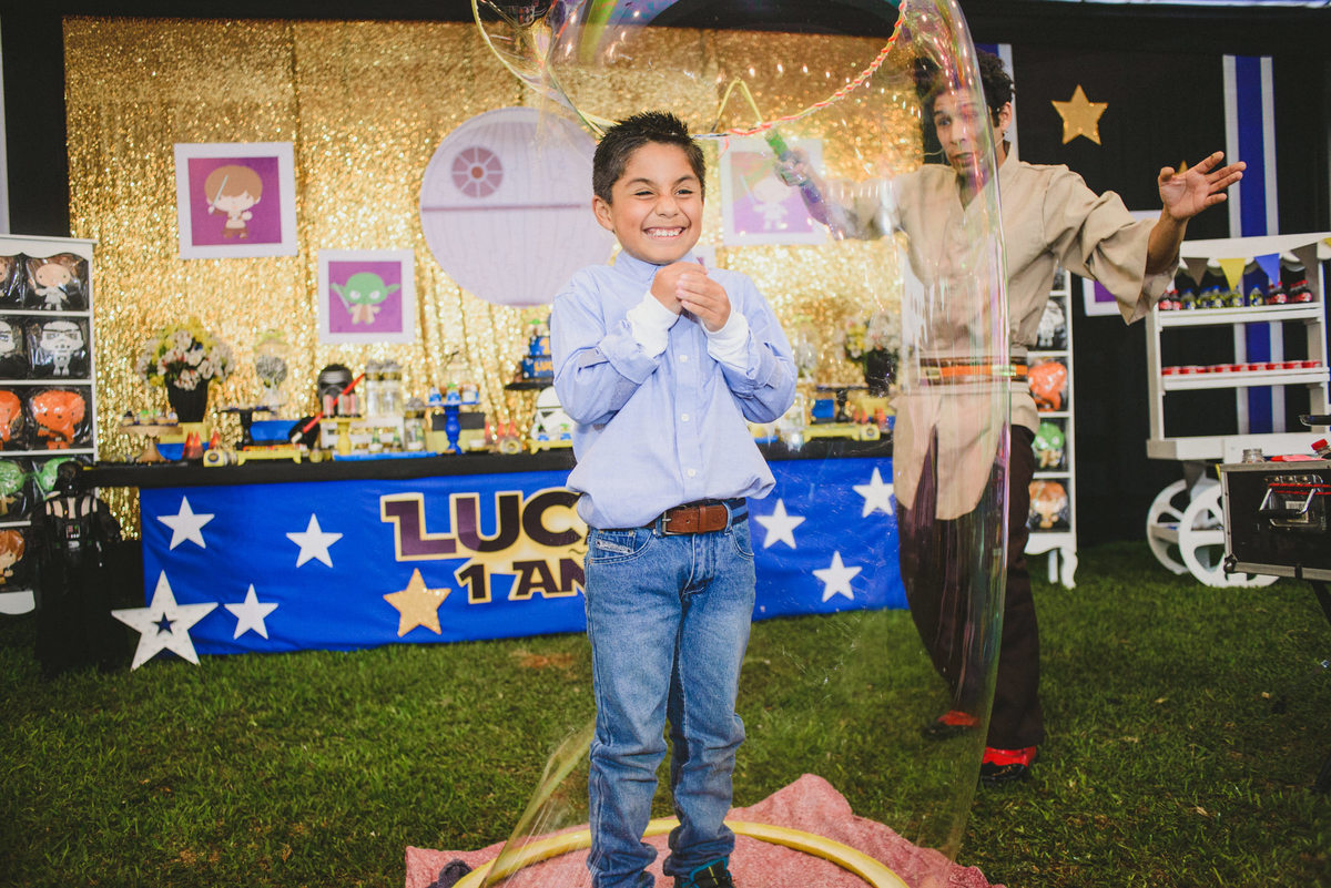 fiesta de cumpleaños de Lucas con el tema Star Wars fotografiado por Joanna Pantigoso en Lima Perú