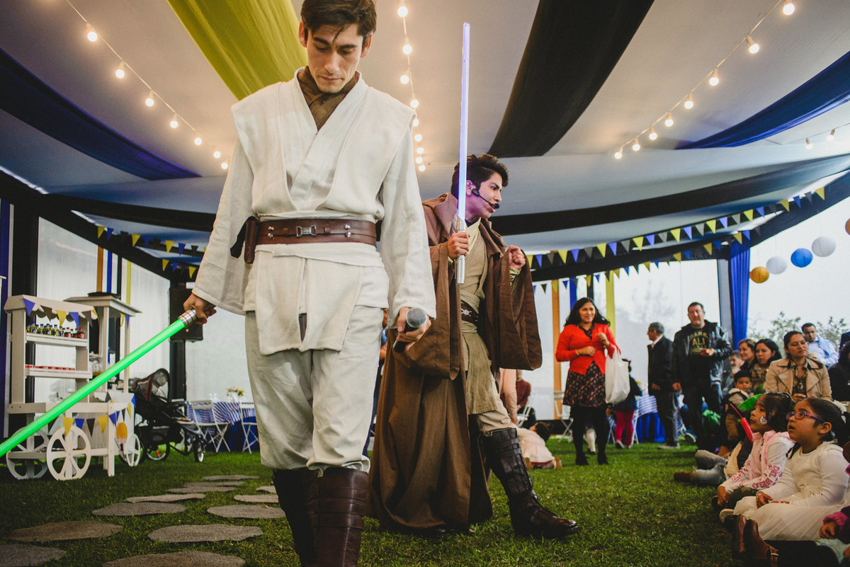 fiesta de cumpleaños de Lucas con el tema Star Wars fotografiado por Joanna Pantigoso en Lima Perú