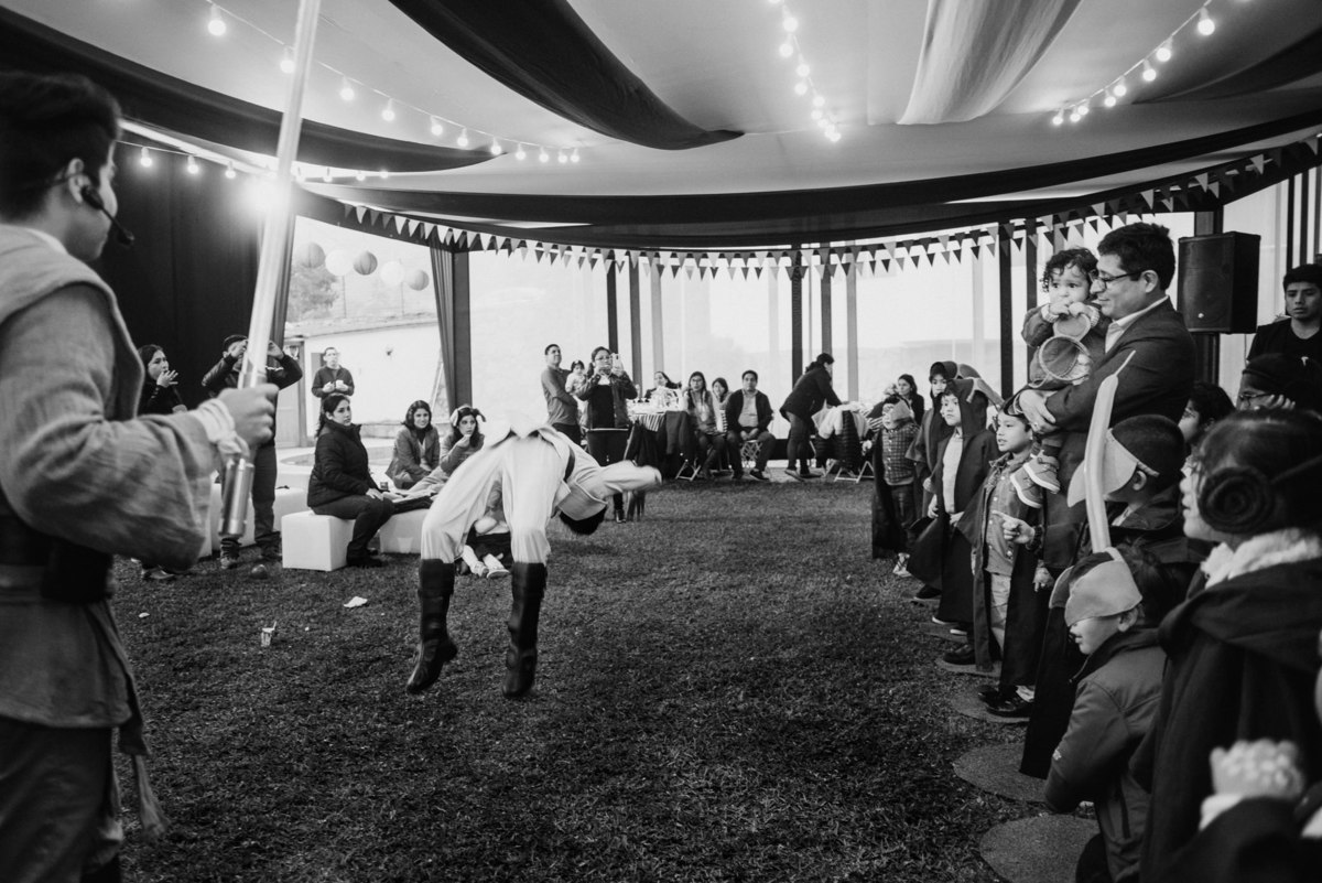 fiesta de cumpleaños de Lucas con el tema Star Wars fotografiado por Joanna Pantigoso en Lima Perú